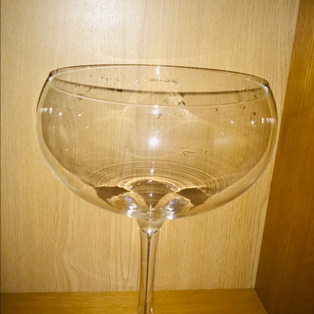 New Tall Glass Compote 22 1/2” Tall 7 7/8” Rim - Picture 9 of 16
